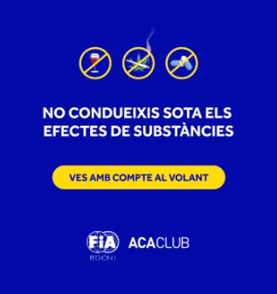 “NO PERDIS EL CONTROL”: nova  campanya de seguretat viària sobre la conducció  sota els efectes de substàncies “NO PERDIS EL CONTROL”: nova  campanya de seguretat viària sobre la conducció  sota els efectes de substàncies